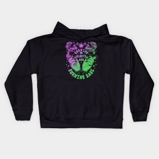 Burning Blunt And Burning Sace Kids Hoodie